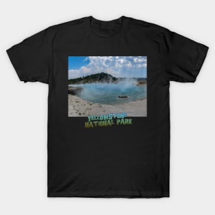 Yellowstone National Park - Excelsior Geyser Crater T-Shirt